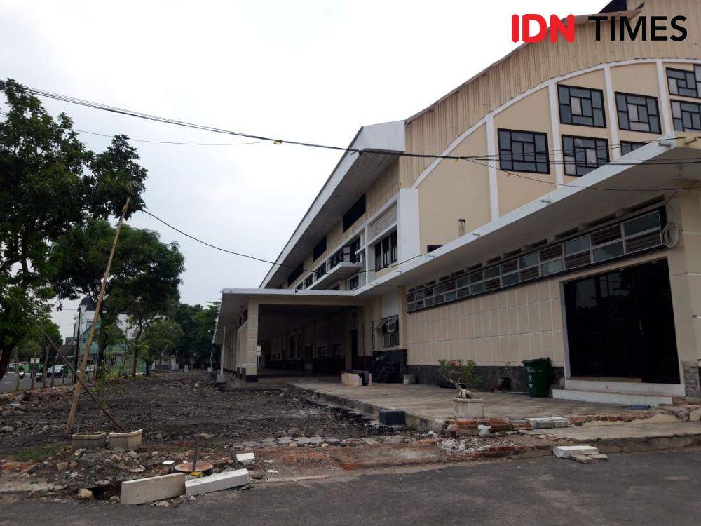 Penampakan halaman GOR Pancasila, Minggu (29/12). IDN Times/Fitria Madia