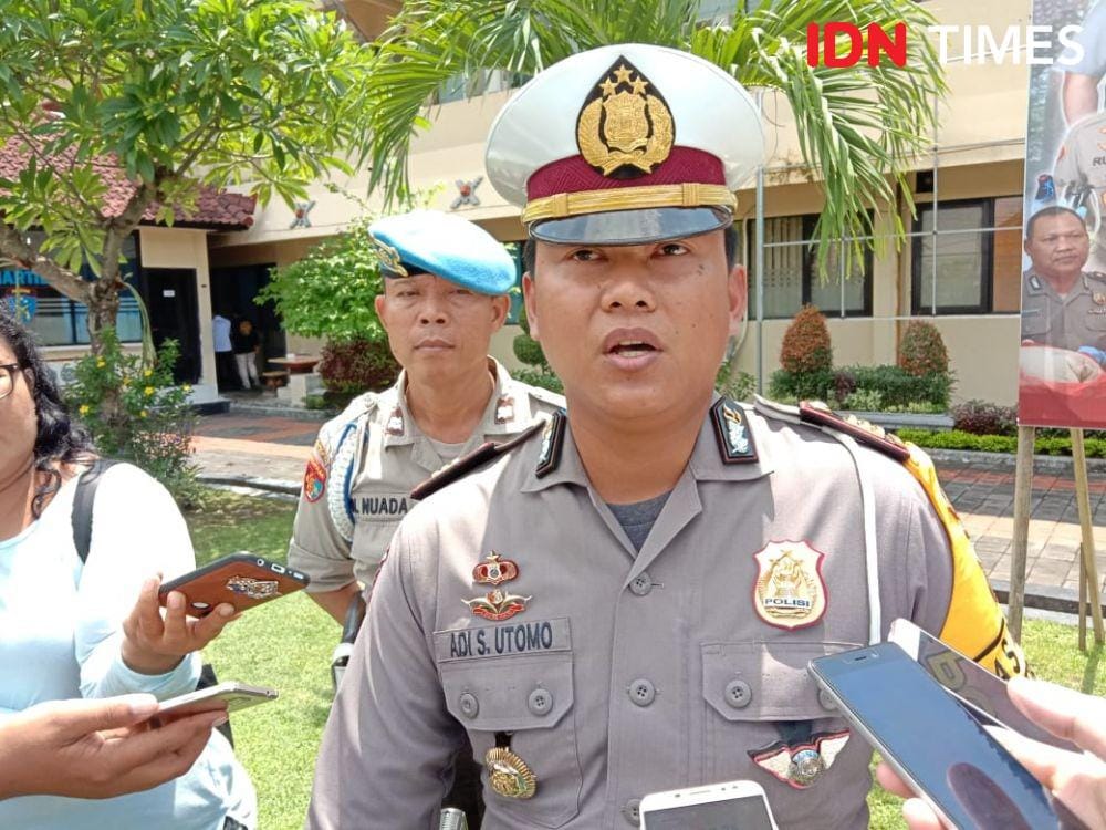 Kasat Lantas Polresta Denpasar, AKP Adi Sulistyo Utomo. (IDN Times/Ayu Afria)