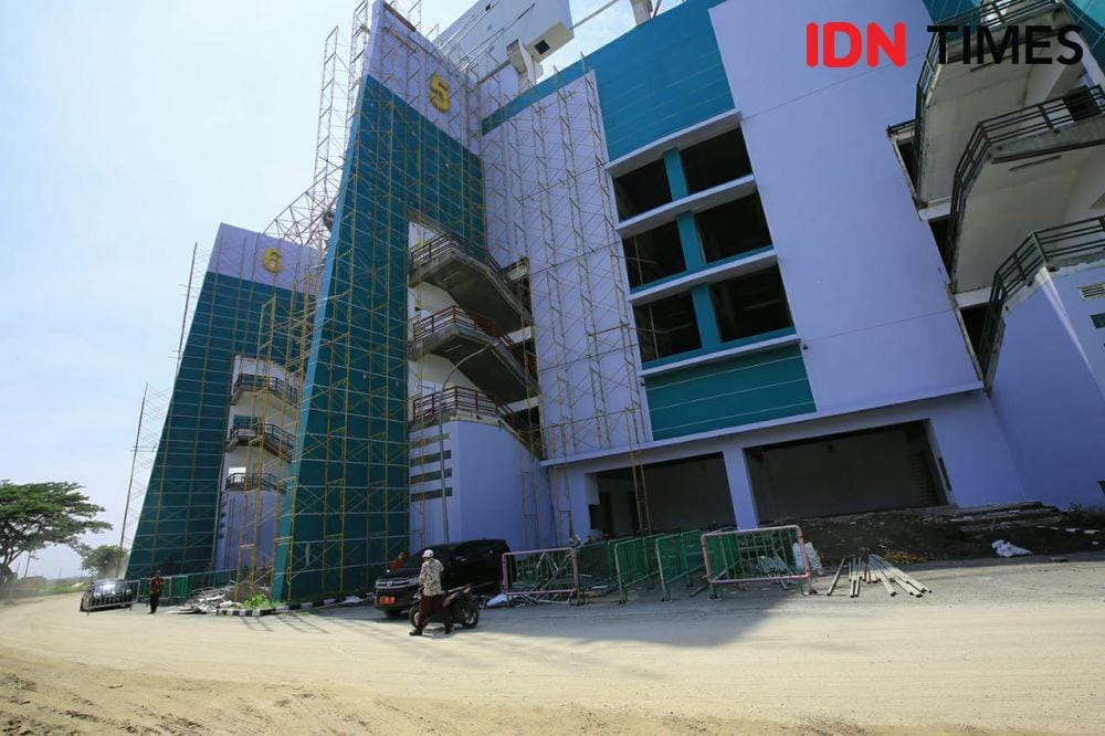 Situasi terkini renovasi Stadion Gelora Bung Tomo, Minggu (29/12). Dok Humas Pemkot Surabaya