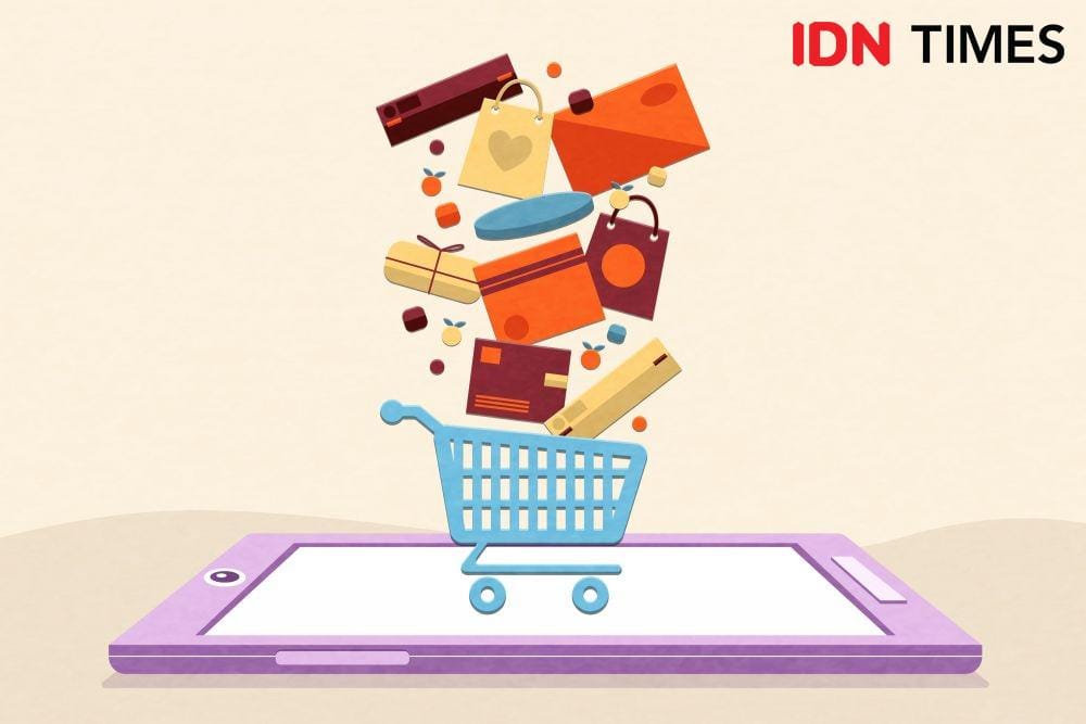 Ilustrasi e-commerce (IDN Times/Arief Rahmat)