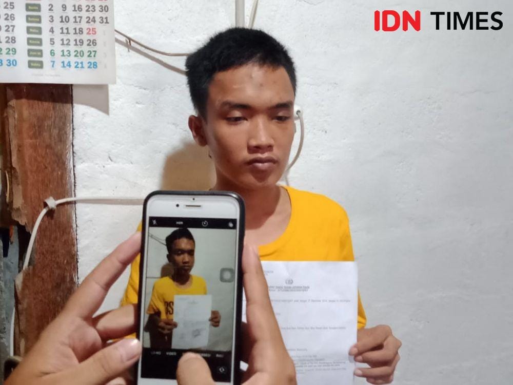 Mahasiswa HF, korban salah tangkap polisi. IDN Times/Tunggul Damarjati
