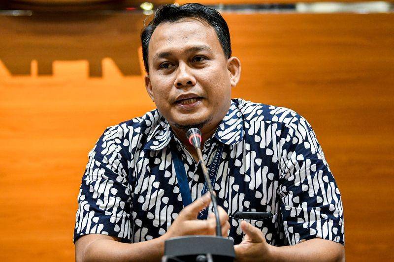 (Plt Jubir bidang penindakan Ali Fikri) ANTARA FOTO/M. Risyal Hidayat