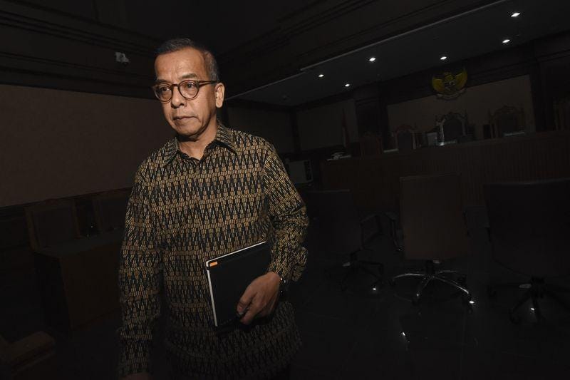 (Eks Dirut Garuda Emirsyah Satar) ANTARA FOTO/Indrianto Eko Suwarso