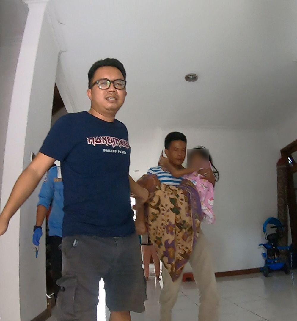 TR, bocah 12 tahun yang diperkosa, terdiagnosa menderita Kanker Rectum Stadium 4. TR saat singgah di rumah singgah respek peduli, Komplek Agung Barat 4, Sunter Agung, Kec Tanjung priuk Jakarta Utara (Dok. Istimewa)