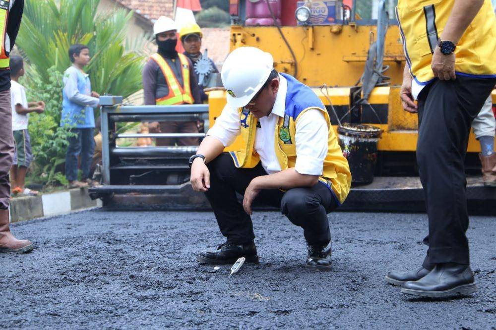 Aspal karet sudah diuji coba di Muba (IDN Times/Pemkab Muba)
