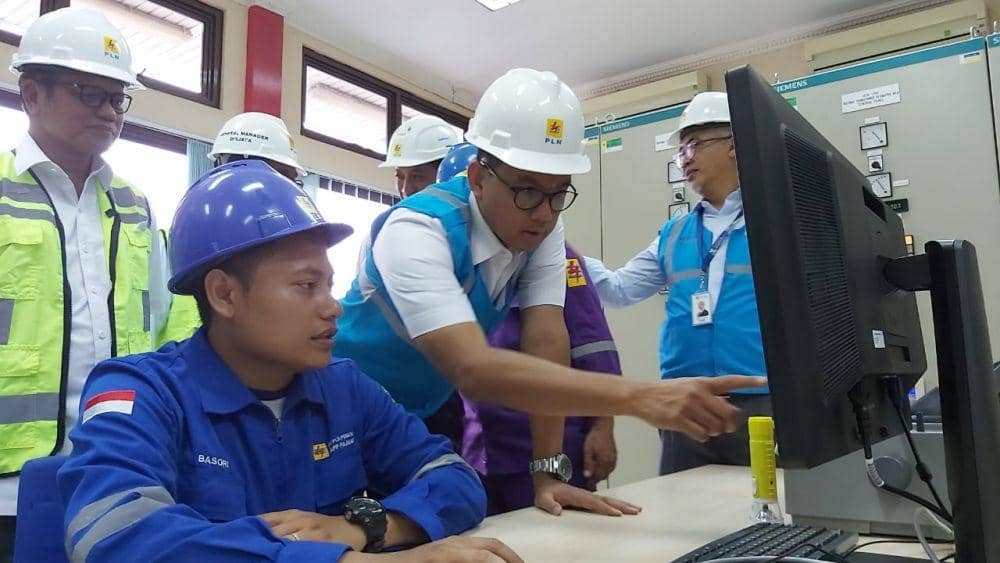 Direksi PLN sidak di sejumlah pembangkit jelang pergantian tahun (Dok.istimewa)