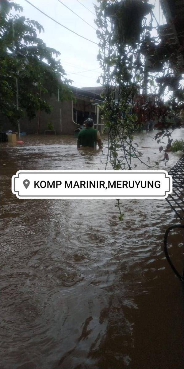 (Banjir di Meruyung, Depok) Dok.Istimewa