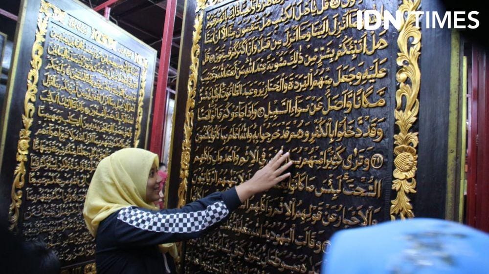 Wisata Religi Bayt Al Quran Al Akbar Gandus Palembang (IDN Times/Feny Maulia Agustin)