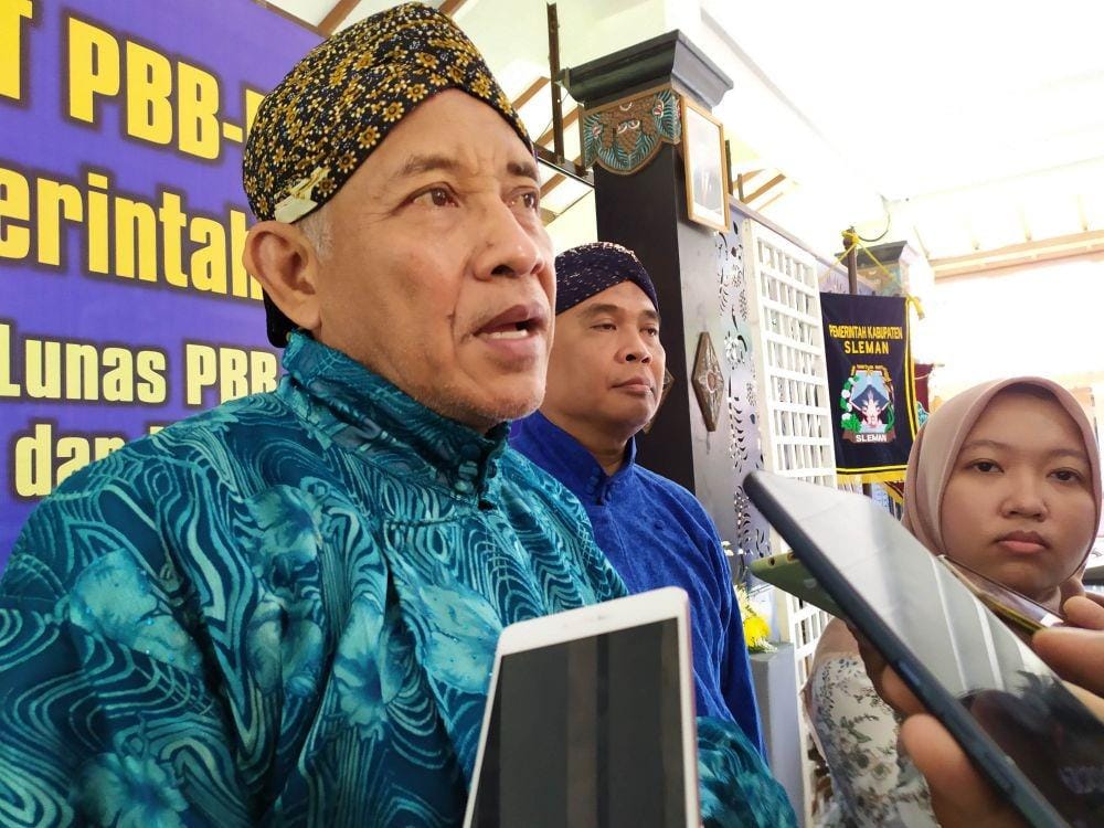 Bupati Sleman Sri Purnomo. IDN Times/ Siti Umaiyah
