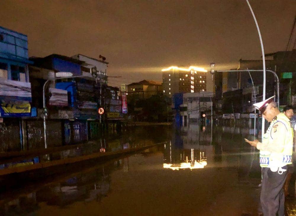Jalan Jatinegara Barat,, Twitter/TMCPoldaMetro