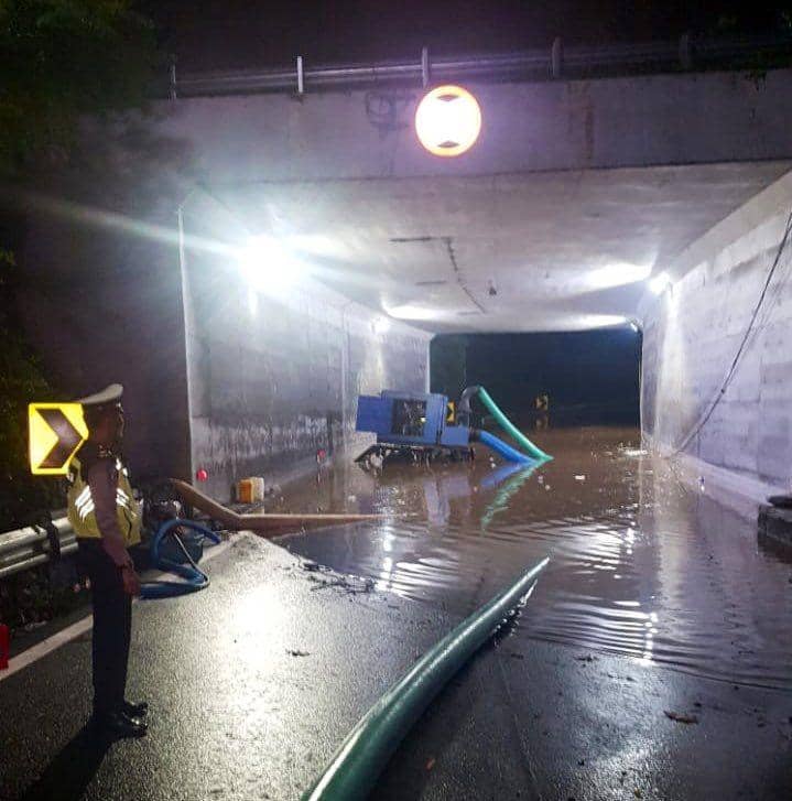 Underpass Cawang, Twitter/@TMCPoldaMetro