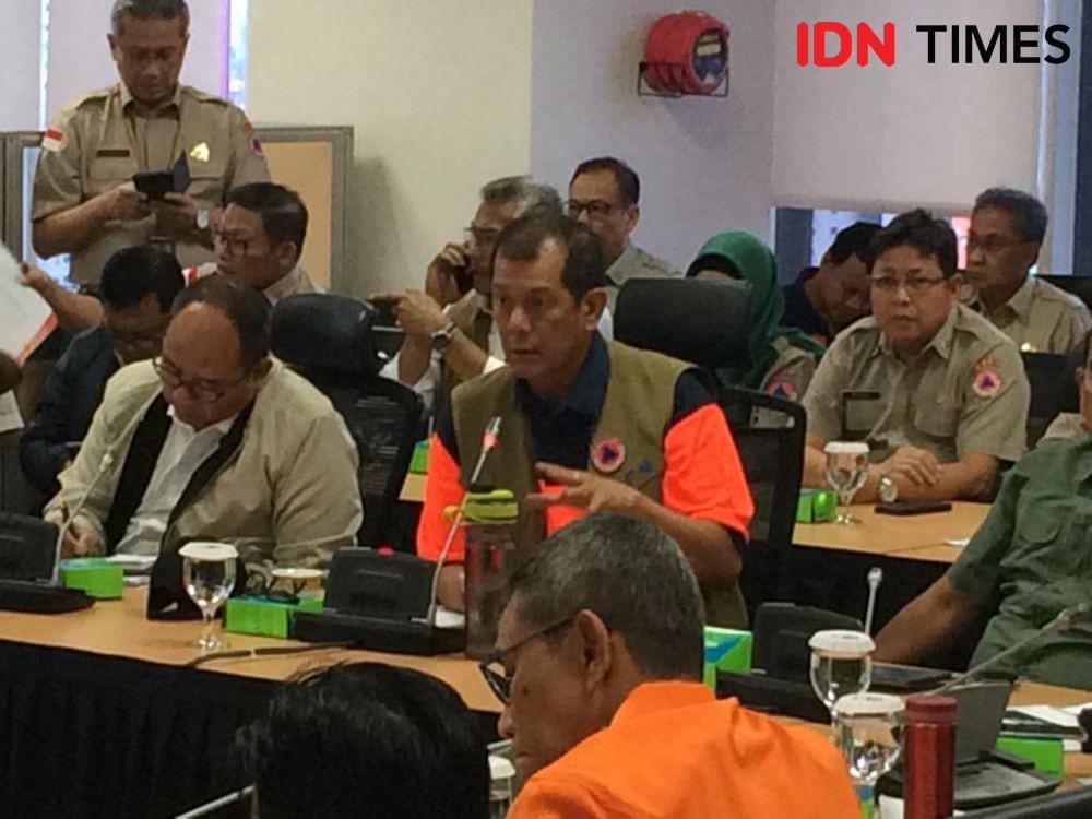 BNPB mengadakan rapat koordinasi banjir Jabodetabek, Kamis (2/1). (IDN Times/Irfan Fathurohman)