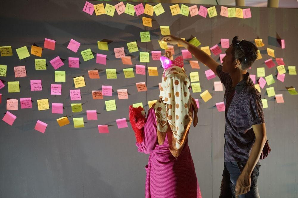 Bobby Nasution menggandeng kaum millennial di Medan untuk memperkenalkan hastag #kolaborasiMedanberkah (Dok. IDN Times)