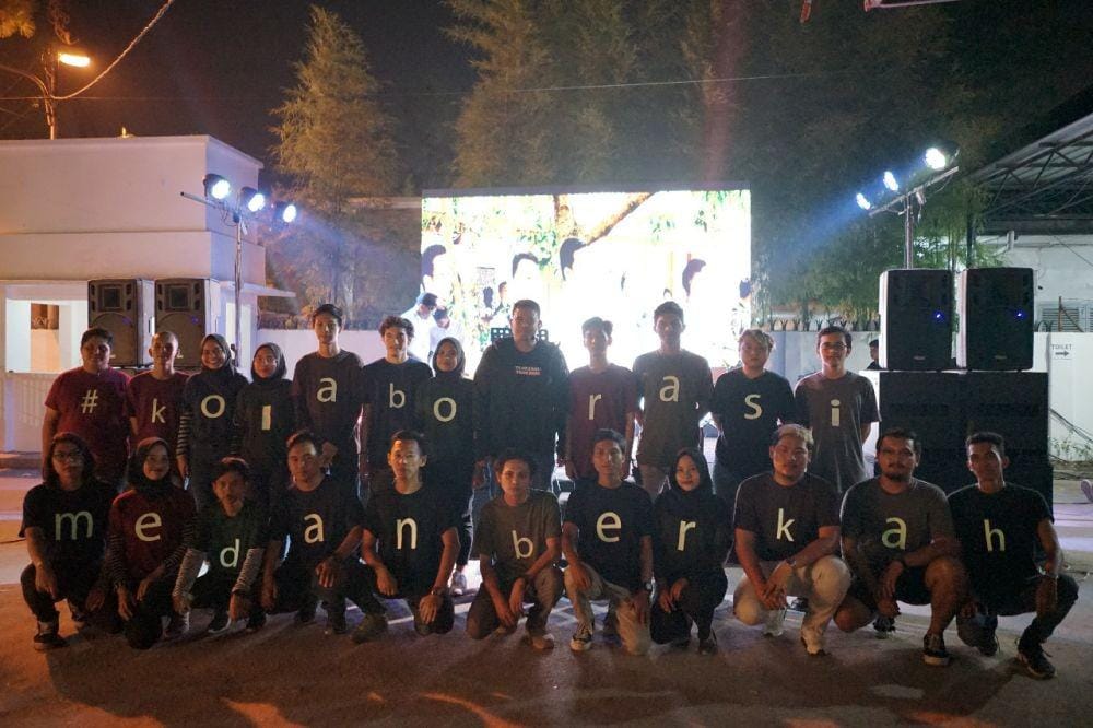 Bobby Nasution menggandeng kaum millennial di Medan untuk memperkenalkan hastag #kolaborasiMedanberkah (Dok. IDN Times)