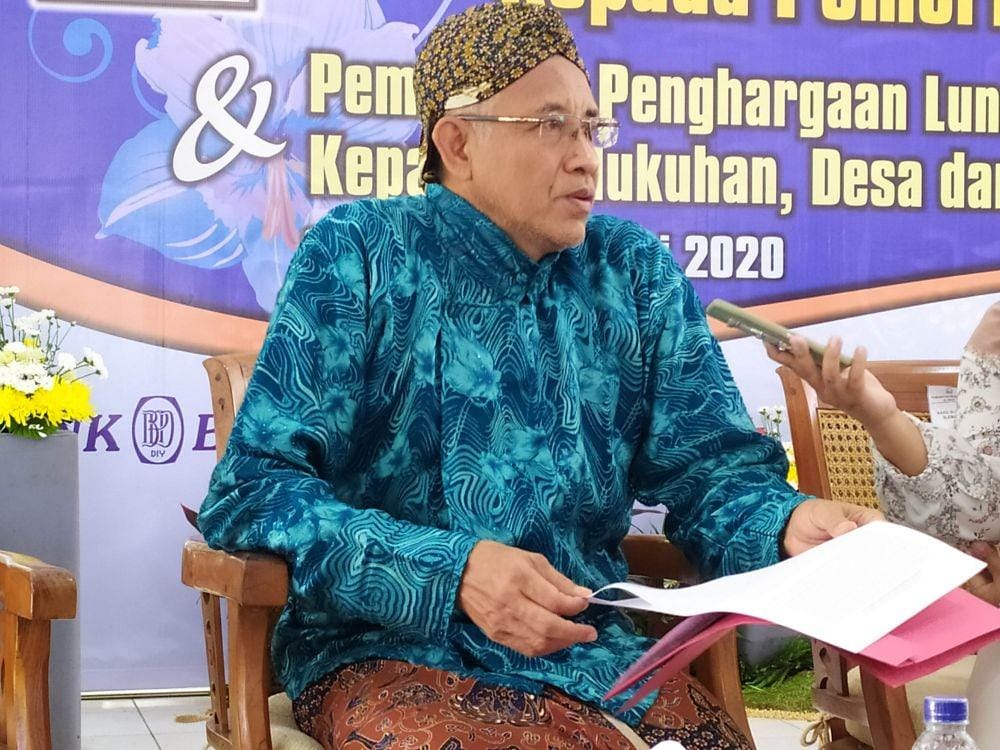 Bupati Sleman, Sri Purnomo. IDN Times/Siti Umaiyah