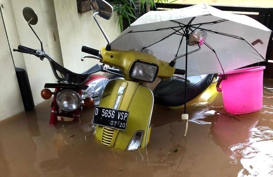 Rumah Ketua MPR RI Bambang Soesatyo di daerah Kemang, Jakarta Selatan terendam banjir (IDN Times/Istimewa)