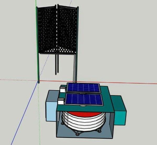 Ilustrasi alat pendeteksi kebakaran hutan ciptaan mahasiswa UMM. Dok/ Humas UMM