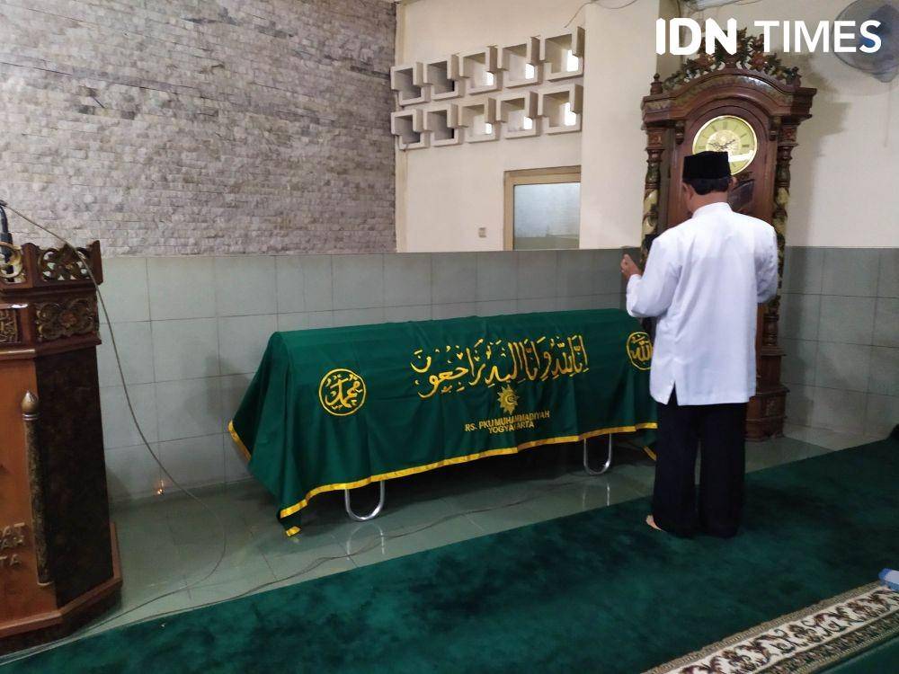 Jenazah almarhum yunahar Ilyas. IDN Times/Siti Umaiyah