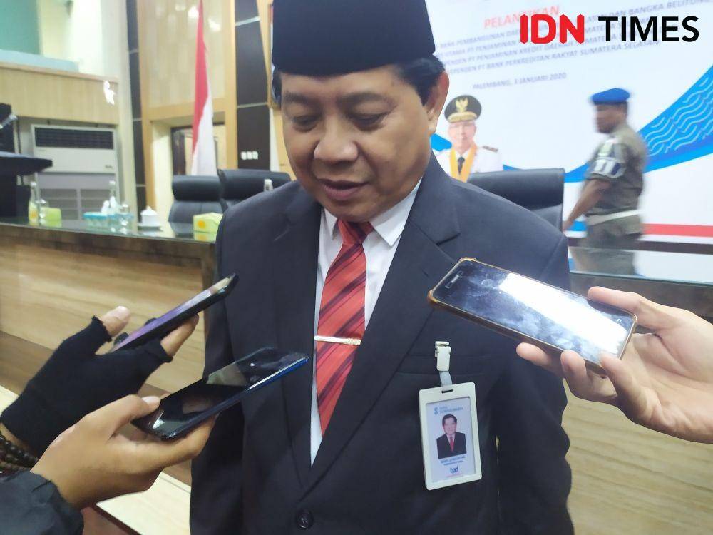 Komisaris Utama (Komut) PT Bank Pembangunan Daerah (BPD) Sumatera Selatan (Sumsel) dan Bangka Belitung (Babel), Eddy Junaidy (IDN Times/Feny Maulia Agustin)