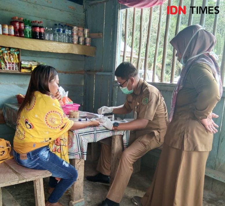 Pemeriksaan HIV oleh Dinkes PPU (IDN Times/Istimewa)