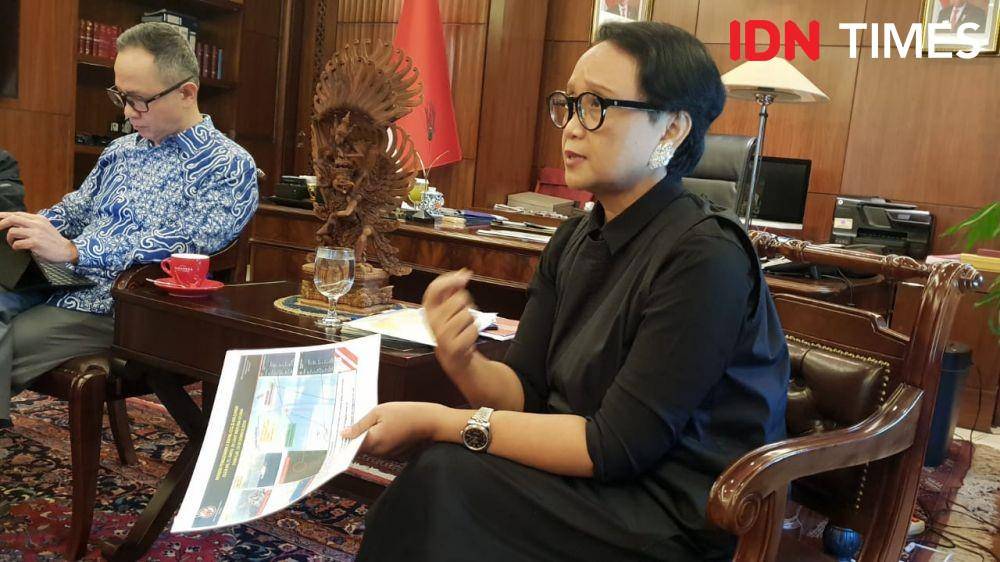 (Menlu RI Retno P Marsudi, Pertemuan dengan Pemimpin Media Massa, 2 Januari 2020) IDN Times/Uni Lubis