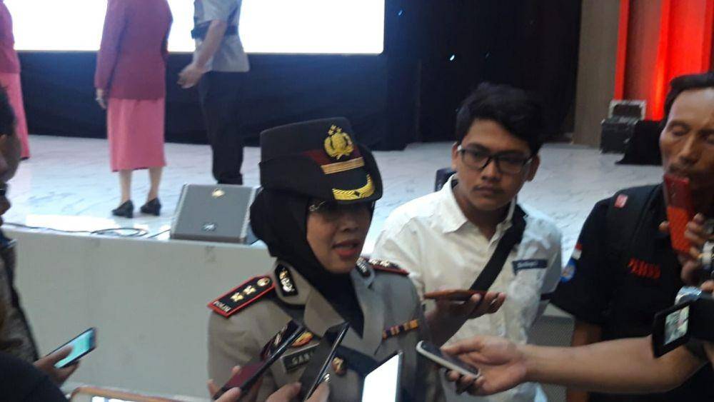 Kapolres Pelabuhan Tanjung Perak AKBP Ganis Setyaningrum usai sertijab di Mapolda Jatim, Jumat (3/1). IDN Times/Dok. Istimewa