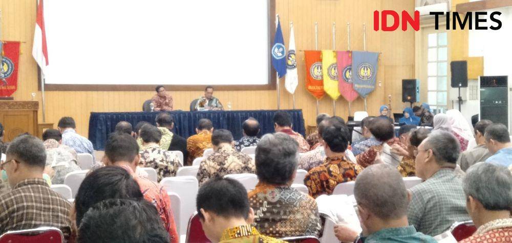 Studium General di Kampus UNY, Sabtu(4/1). IDN Times/Daruwaskita