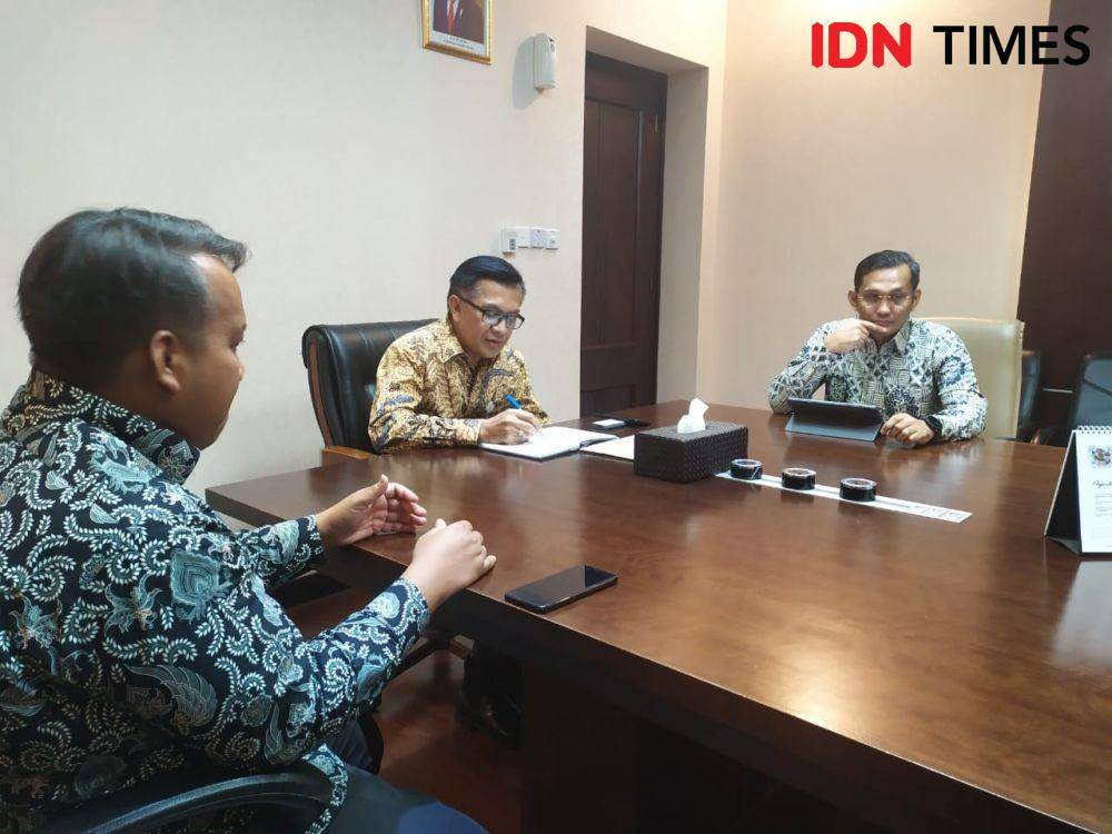 Sektretaris Utama Bappenas,  Himawan Hariyoga saat menerima perwakilan Pemkab PPU, PT. Tol Teluk Balikpapan  (IDN Times/ Istimewa)