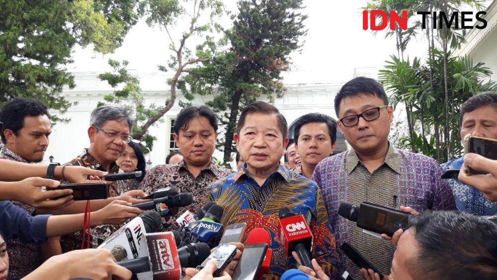Menteri Bappenas Suharso Monoarfa di Kompleks Istana Negara, Jakarta Pusat, Jumat 3 Januari 2020 (IDN Times/Teatrika Handiko Putri)