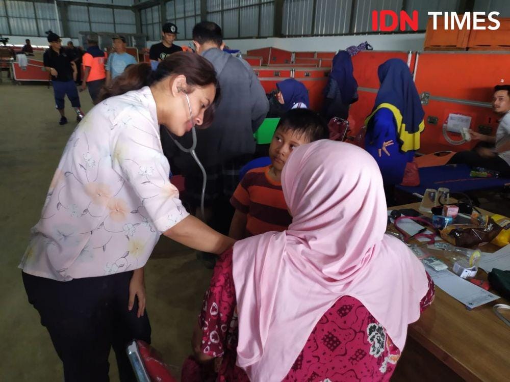 (Gudang BNPB untuk pengungsi banjir) IDN Times/Aldzah Fatimah Aditya