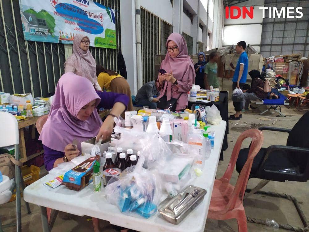 (Gudang BNPB untuk pengungsi banjir) IDN Times/Aldzah Fatimah Aditya