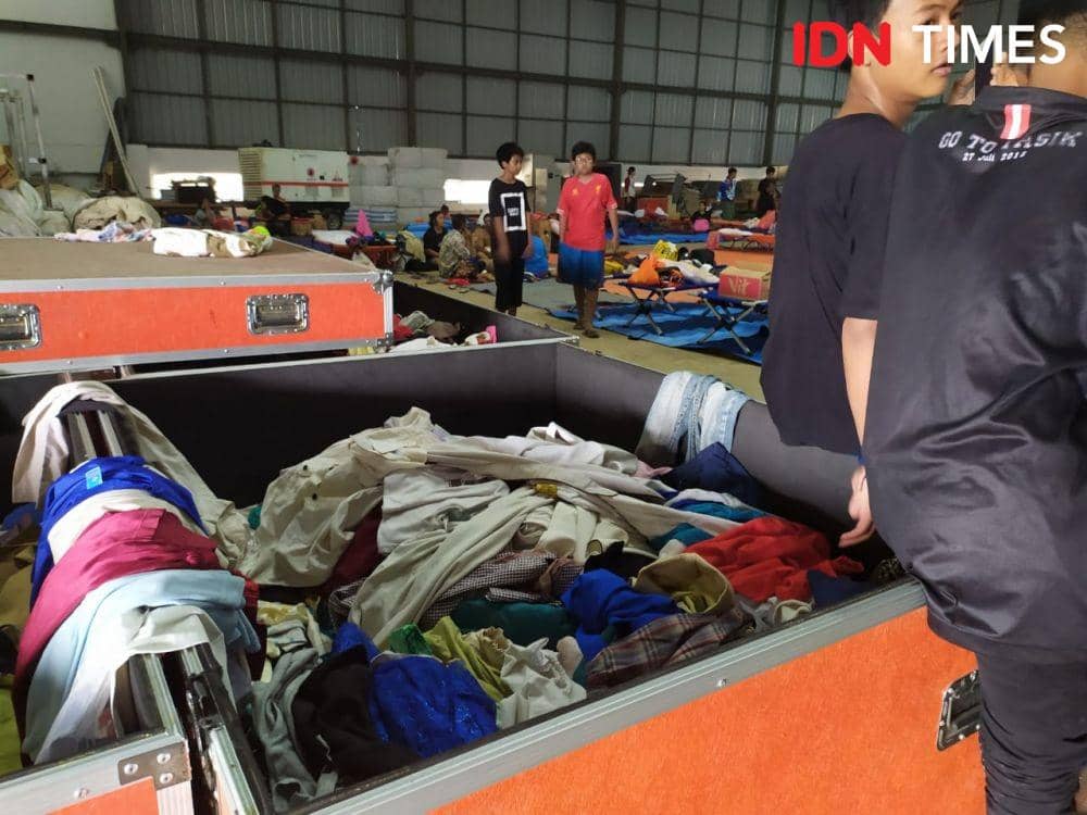 (Gudang BNPB untuk pengungsi banjir) IDN Times/Aldzah Fatimah Aditya