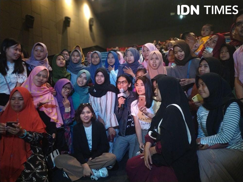 Suasana meet and greet NKCTHI di CGV PTC Palembang, Sabtu (4/1) (IDN Times/Feny Maulia Agustin)