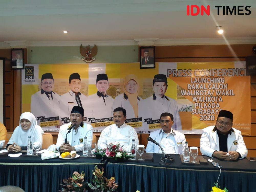 Launching bacawali Surabaya dari PKS di Hotel Singgasana, Minggu (5/1). IDN Times/Ardiansyah Fajar