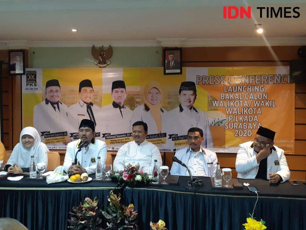 Launching bacawali Surabaya dari PKS di Hotel Singgasana, Minggu (5/1). IDN Times/Ardiansyah Fajar
