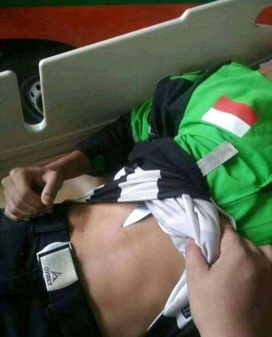 Penusukan ojek online di Bandung (IDN Times/istimewa)