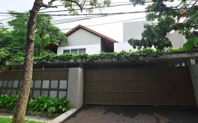 (Rumah Nurhadi di daerah Kebayoran Baru) ANTARA FOTO/Wahyu Putro A