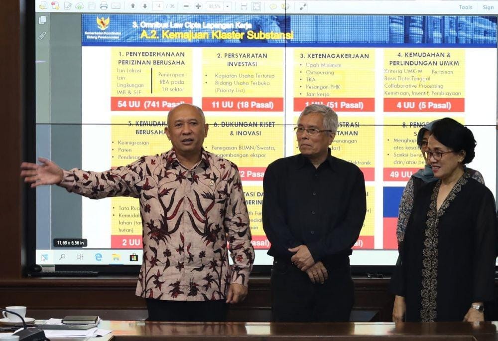 Tim eksternal omnibus law oleh Kementerian Koperasi dan UKM (Dok. Kementerian Koperasi dan UKM)