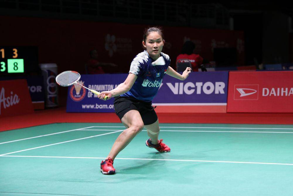 Ruselli Hartawan dalam turnamen Malaysia Masters 2020 (IDN Times/PBSI)