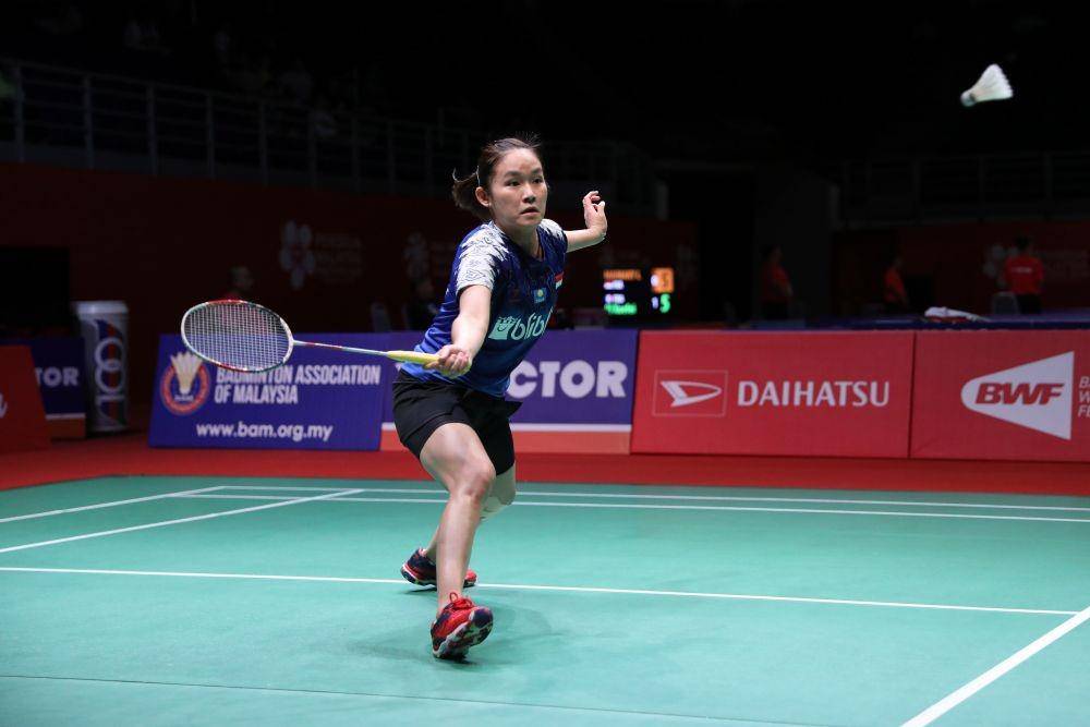 Ruselli Hartawan dalam turnamen Malaysia Masters 2020 (IDN Times/PBSI)