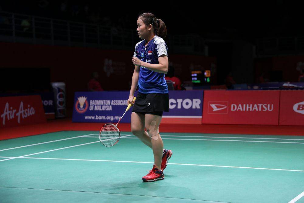 Ruselli Hartawan dalam turnamen Malaysia Masters 2020 (IDN Times/PBSI)