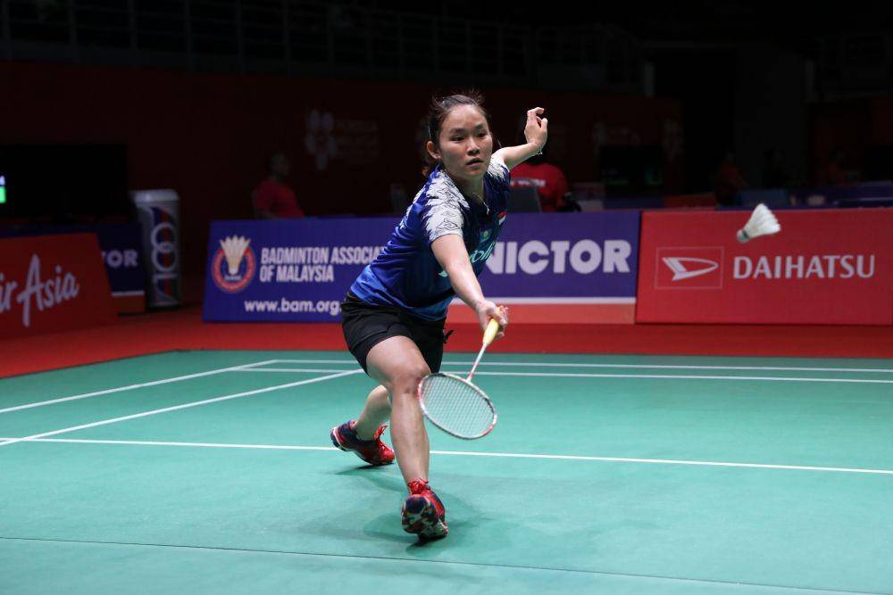 Ruselli Hartawan dalam turnamen Malaysia Masters 2020 (IDN Times/PBSI)