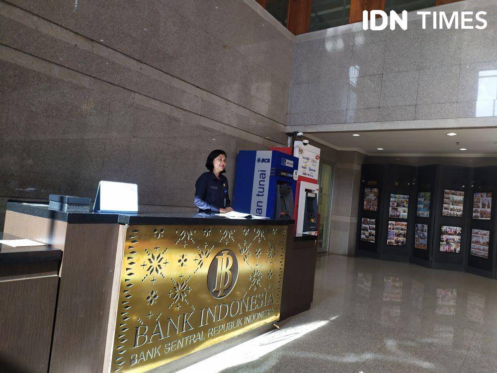 Suasana di Bank Indonesia Wilayah Sumsel (IDN Times/Feny Maulia Agustin)