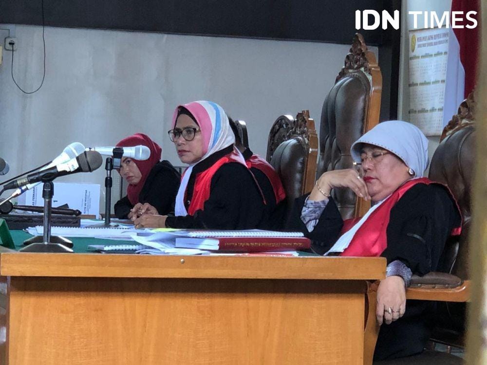 Majelis Hakim Pengadilan Negeri Klas 1A Palembang Khusus Sumsel (IDN Times/Rangga Erfizal)