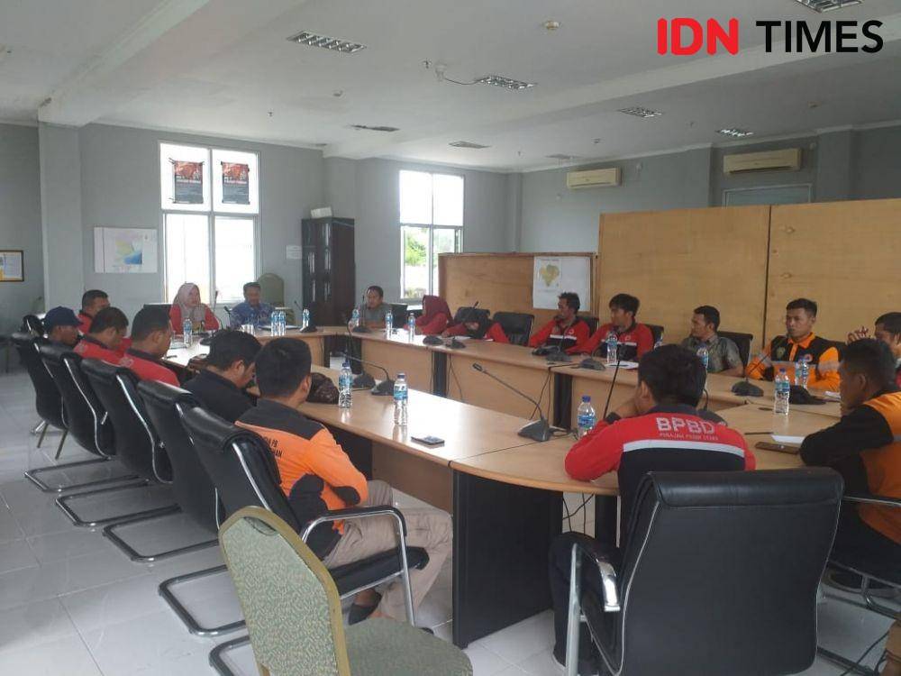 Rapat BPBD PPU dalam rangka siaga bencana akibat cuaca ekstrim (IDN Times/ Ervan Masbanjar)