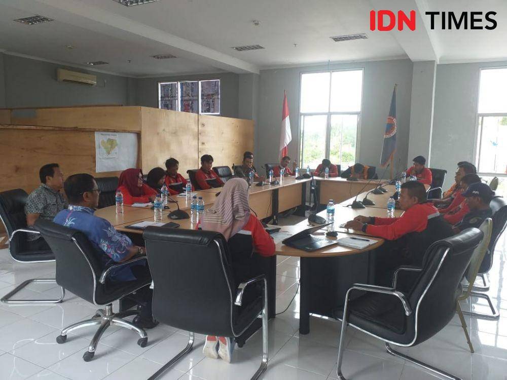 Rapat BPBD PPU dalam rangka siaga bencana (IDN Times/Ervan Masbanjar)