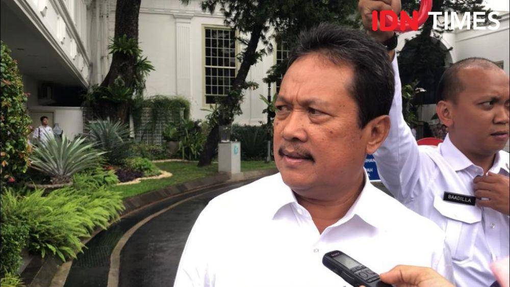 Wakil Menteri Pertahanan Wahyu Sakti Trenggono di Kompleks Istana Negara, Jakarta Pusat, Senin 6 Januari 2020 (IDN Times/Teatrika Handiko Putri)