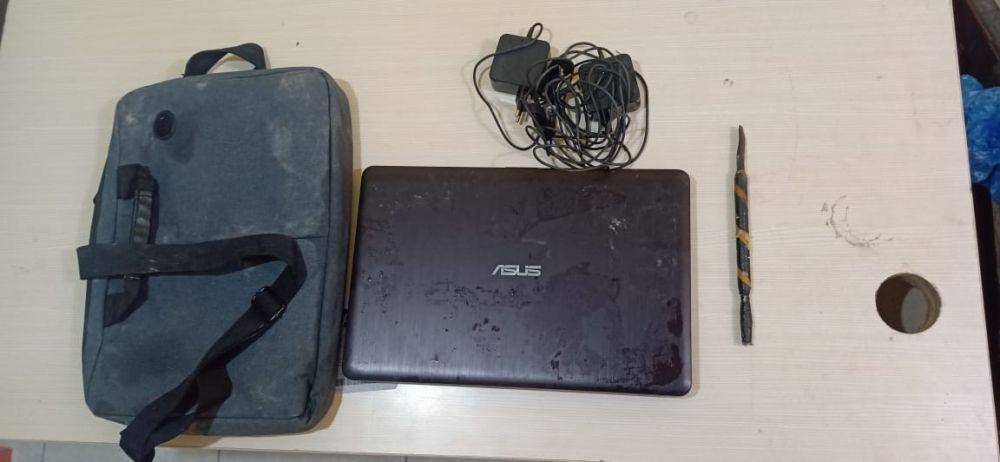 Laptop barang bukti yang diamankan polisi usai bobol brankas sekolah (Dok.IDN Times/istimewa)