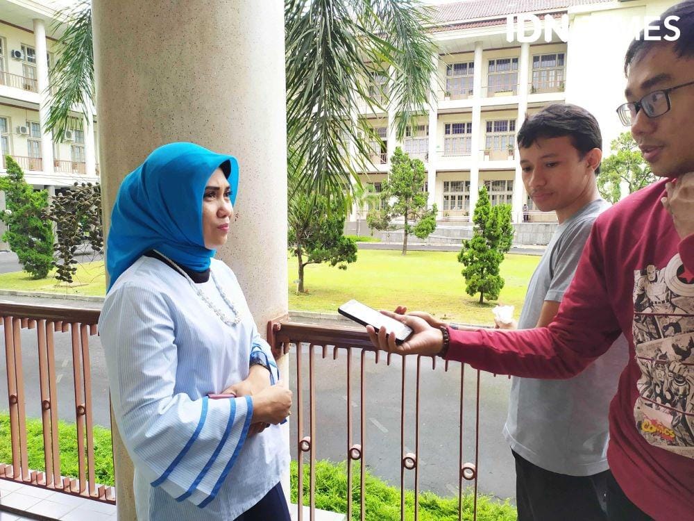 Kepala Humas dan Protokol UGM. IDN Times/Siti Umaiyah