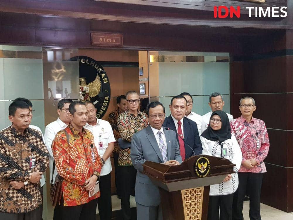 Menkopolhukam Mahfud MD (IDN Times/Santi Dewi)